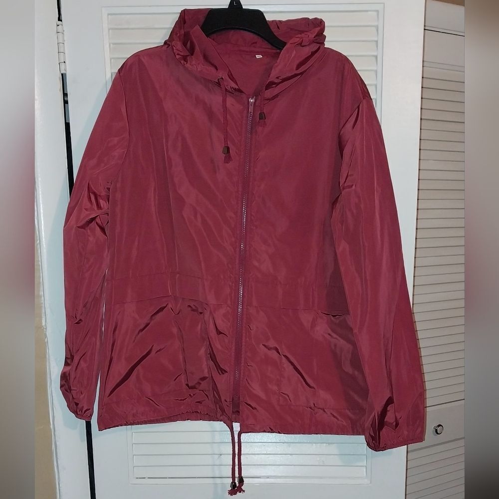 Ladies windbreaker jacket sz X-large - Picture 7 of 8